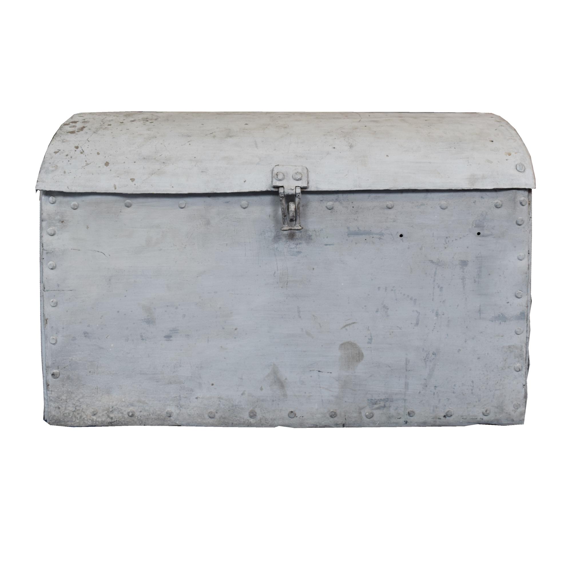 A Wrought Iron Trunk 36 " W x 18" D x 23" H — Argentina, Early 20th Century