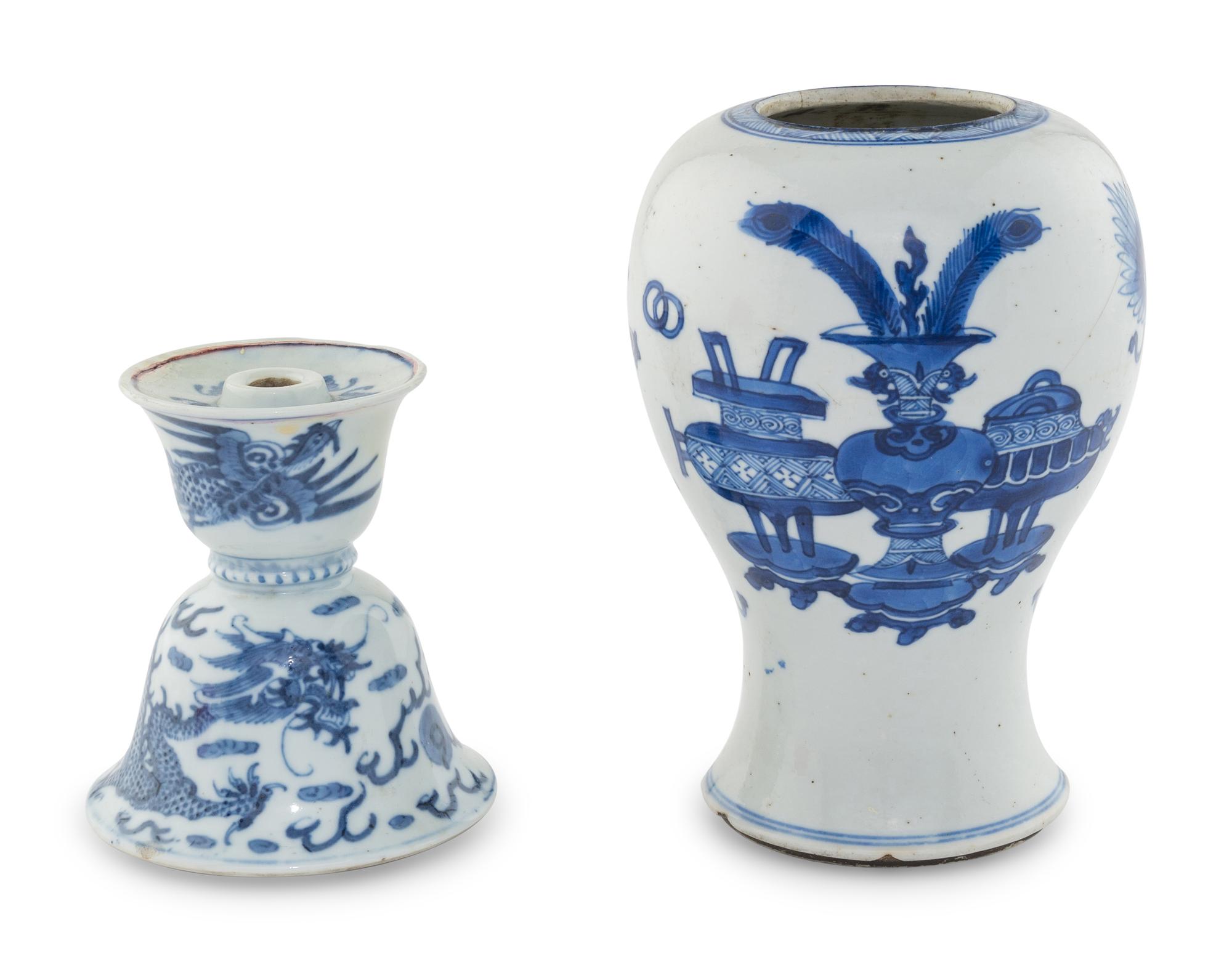 Two Chinese Porcelain Articles