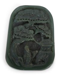 A Group of Four Chinese Carved Hardstone Ornaments — 20TH CENTURY