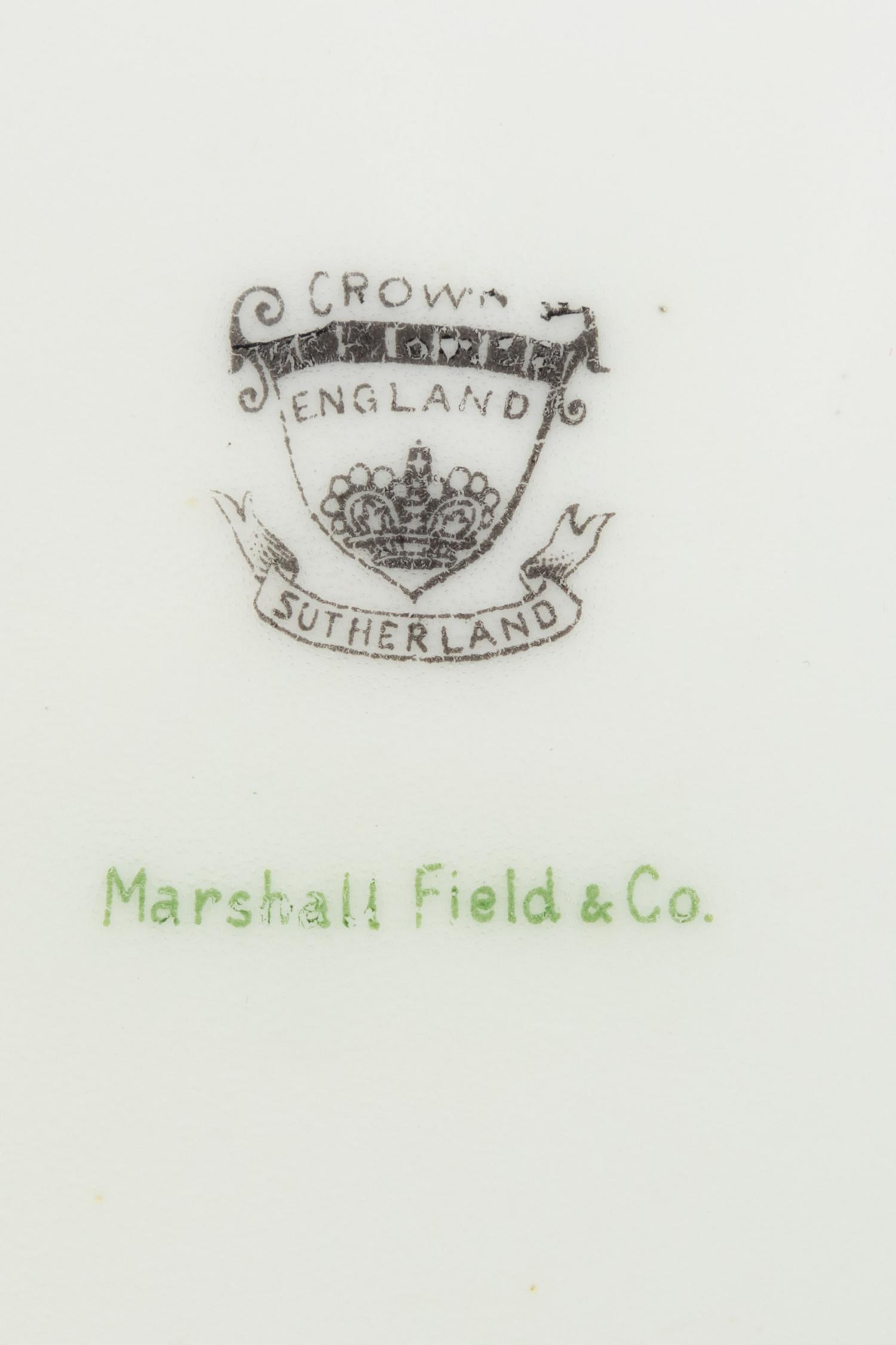 A Collection of Crown Sutherland Porcelain Dinnerware