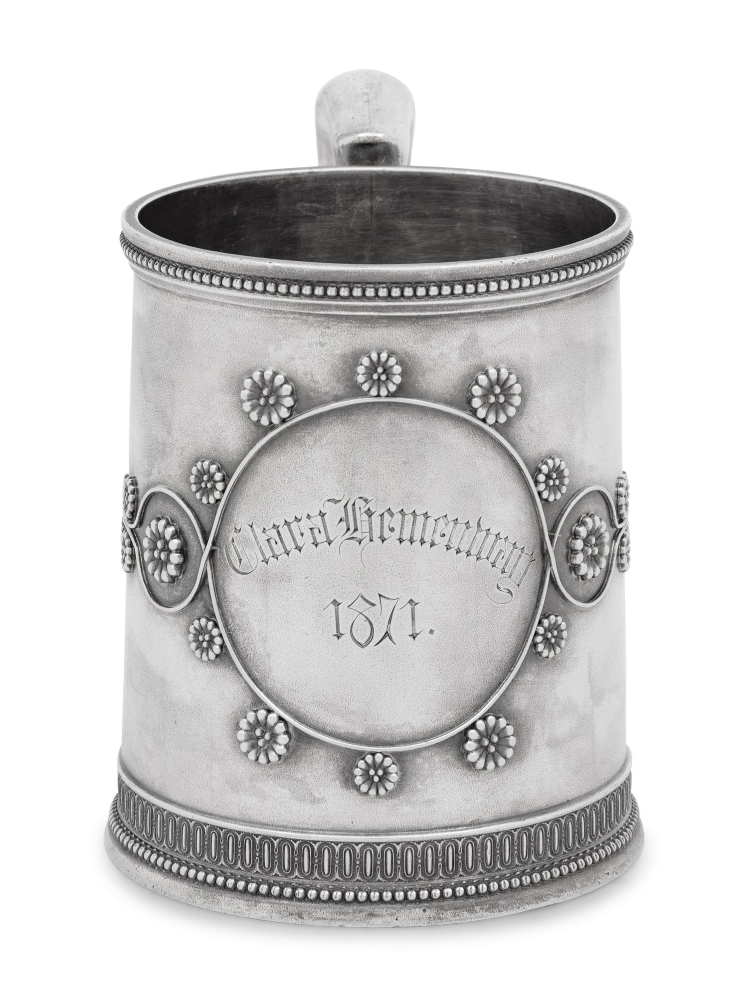 A Tiffany and Co. Silver Mug