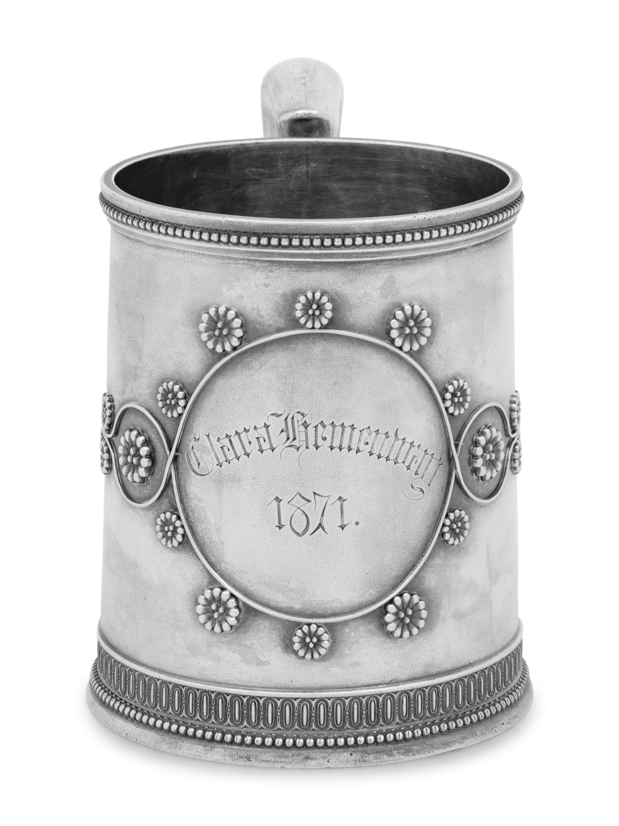 A Tiffany and Co. Silver Mug