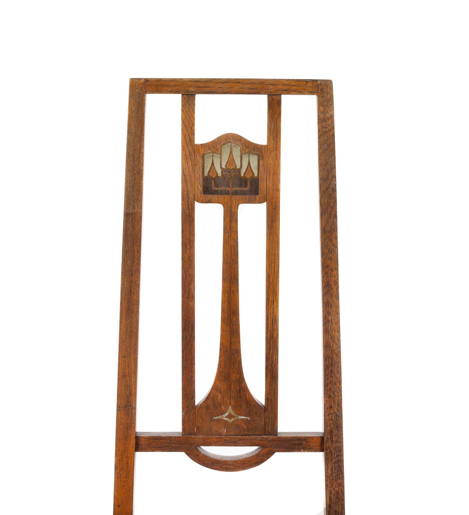 Inlaid Side Chair Luce Furniture Company, Grand Rapids, Michigan