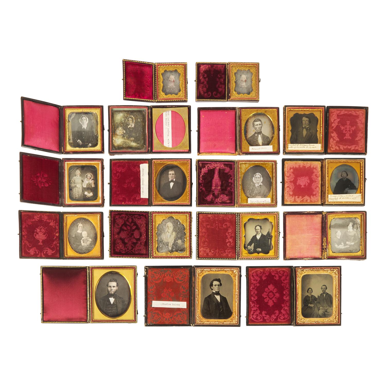 [Early Photography] Collection of 17 Assorted Photographs, All Identified