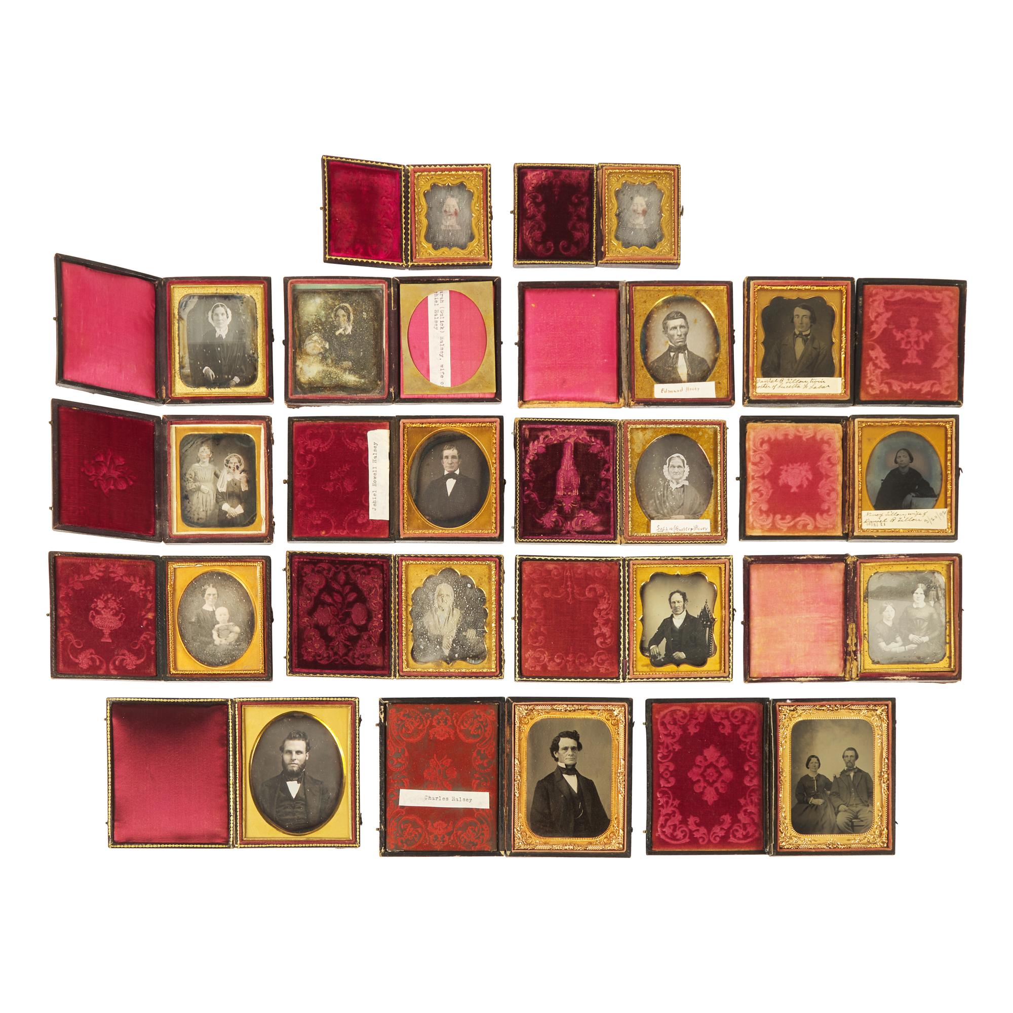 [Early Photography] Collection of 17 Assorted Photographs, All Identified