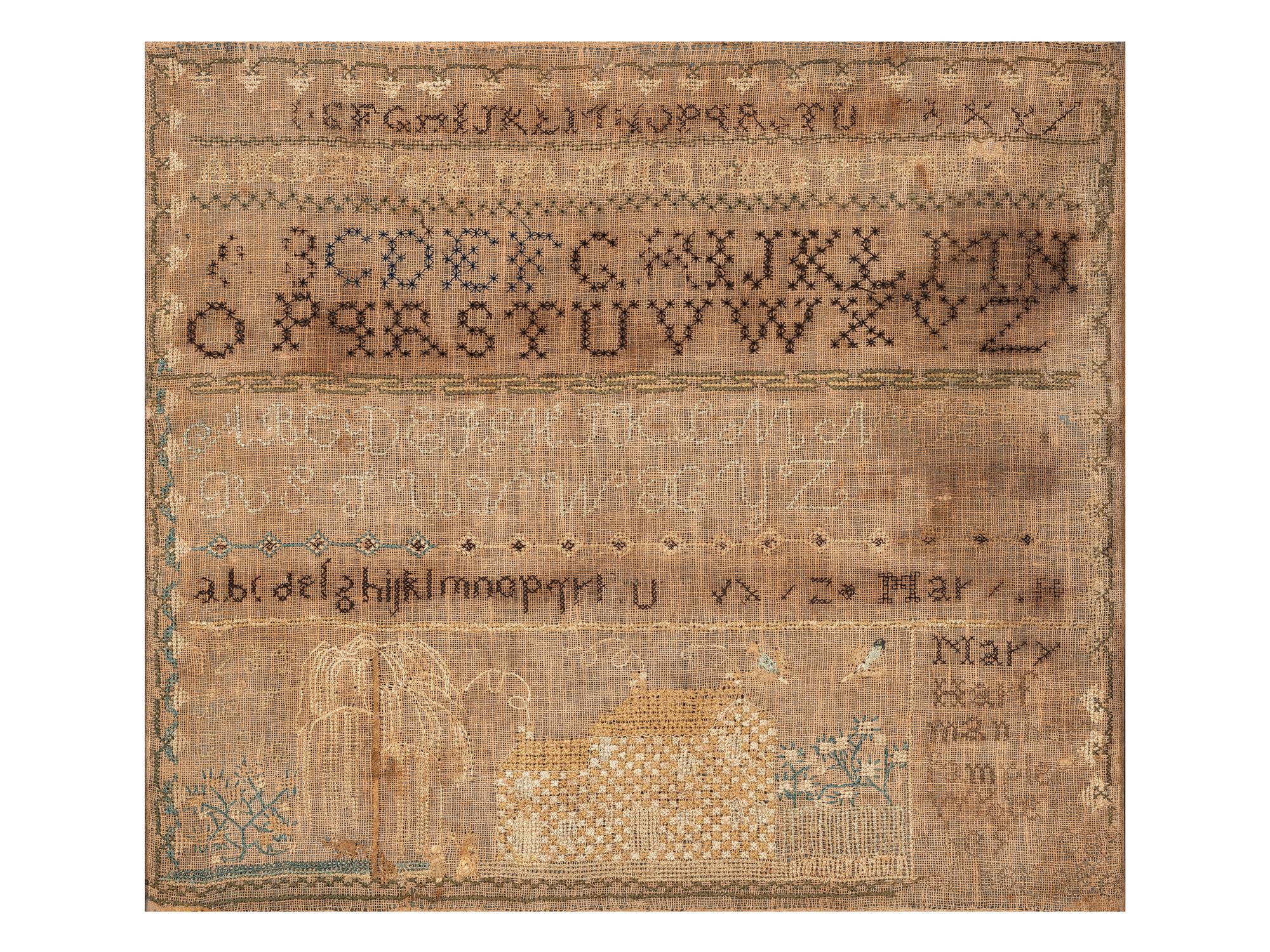 A Tennessee Alphabet Sampler Wrought by Mary Hartman