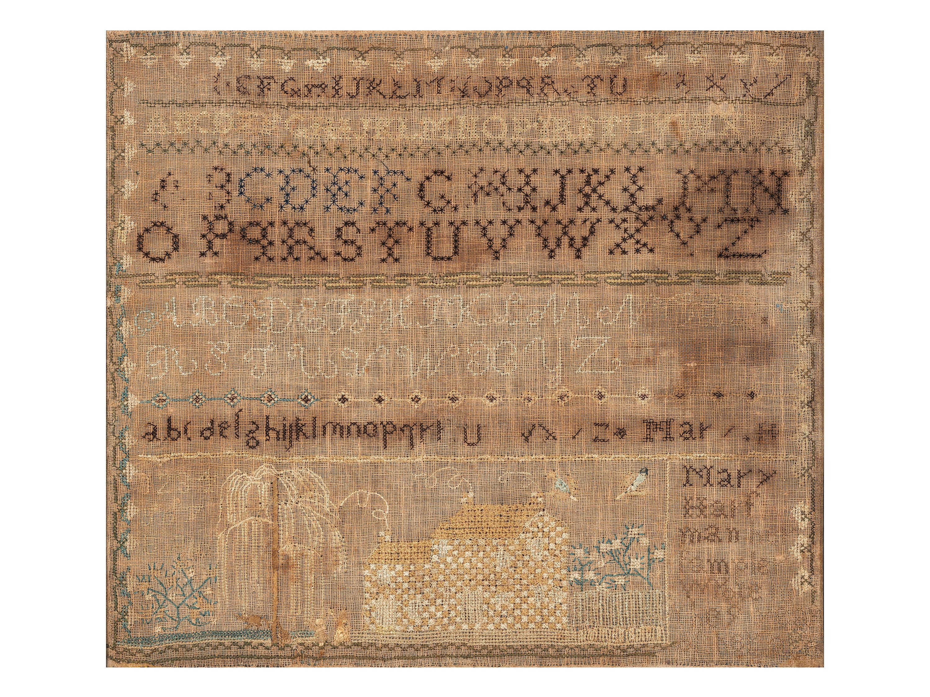 A Tennessee Alphabet Sampler Wrought by Mary Hartman