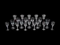 A Group of Glass Stemware