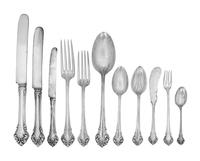 An American Silver Flatware Service