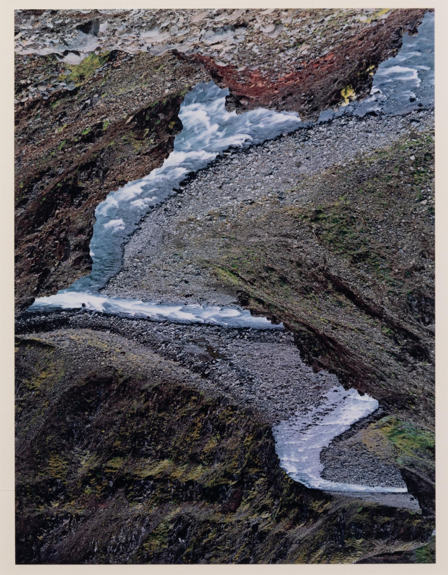 Iceland - '75 - Rocks and Flowers, Iceland - 1975 - Stream, and Iceland - 1972 - Waterfall (a group of three works)