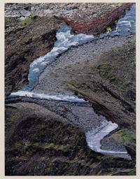Iceland - '75 - Rocks and Flowers, Iceland - 1975 - Stream, and Iceland - 1972 - Waterfall (a group of three works)