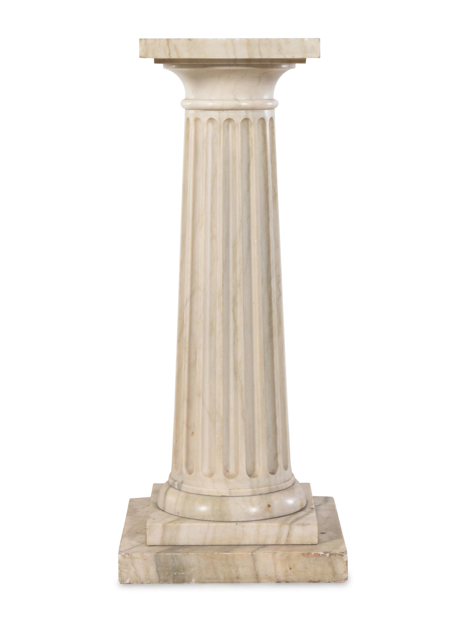 A Continental Marble Pedestal