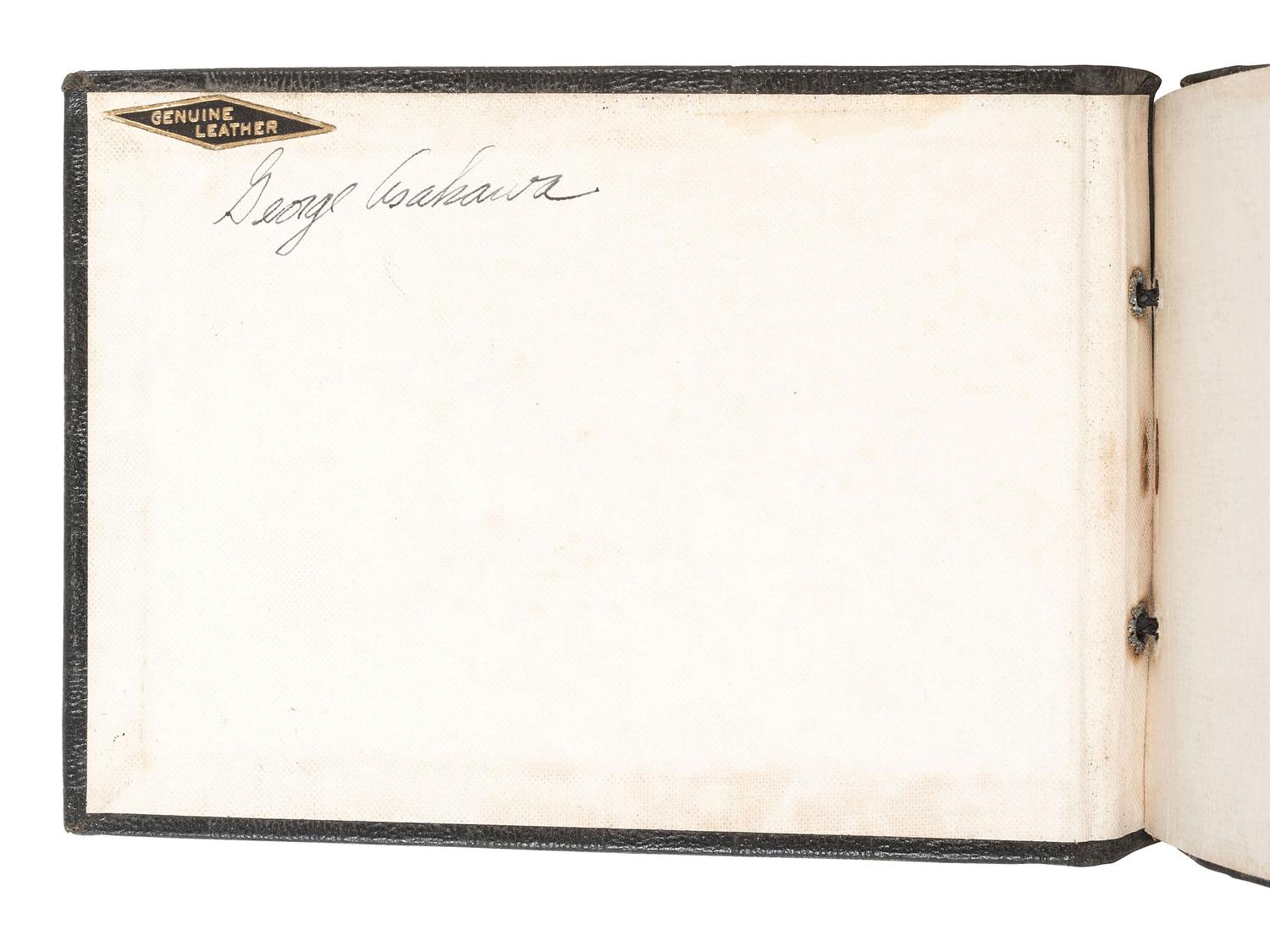 [WORLD WAR II]. Archive associated with Japanese-American soldier George Asakawa (1918-2012), whose family was detained in an Arizona relocation camp during WWII. [ With: ] Cal Tech autograph album featuring signatures of multiple Nobel Prize winners.