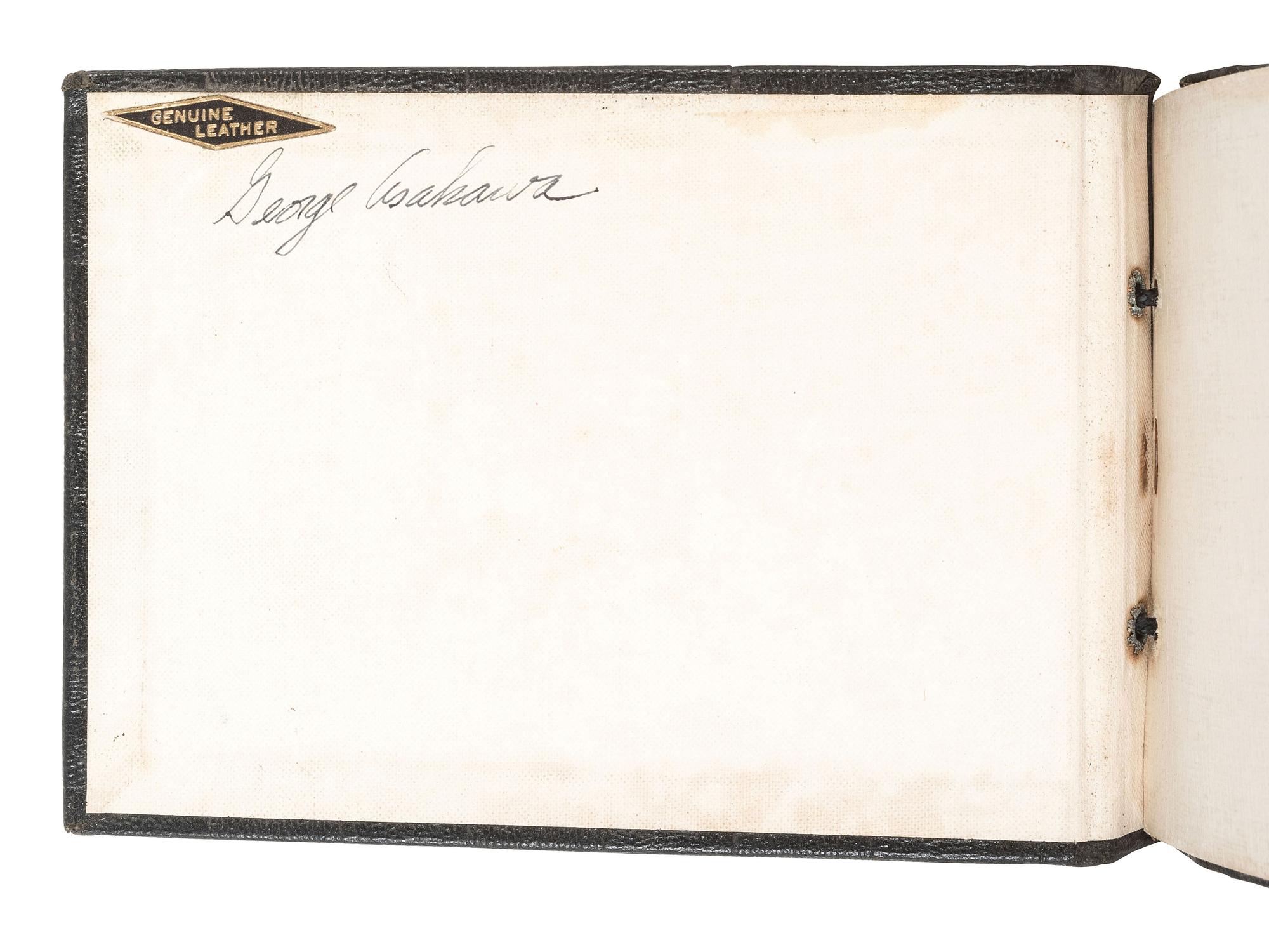 [WORLD WAR II]. Archive associated with Japanese-American soldier George Asakawa (1918-2012), whose family was detained in an Arizona relocation camp during WWII. [ With: ] Cal Tech autograph album featuring signatures of multiple Nobel Prize winners.