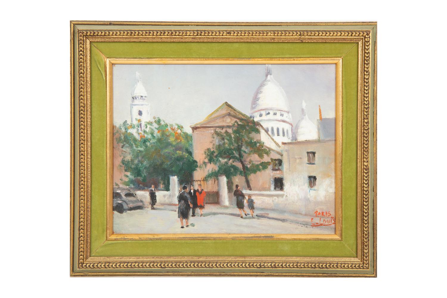 Eighteen Parisian Street Scene Paintings