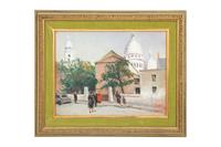 Eighteen Parisian Street Scene Paintings