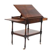 A Regency Rosewood Adjustable Reading Table — 19TH CENTURY