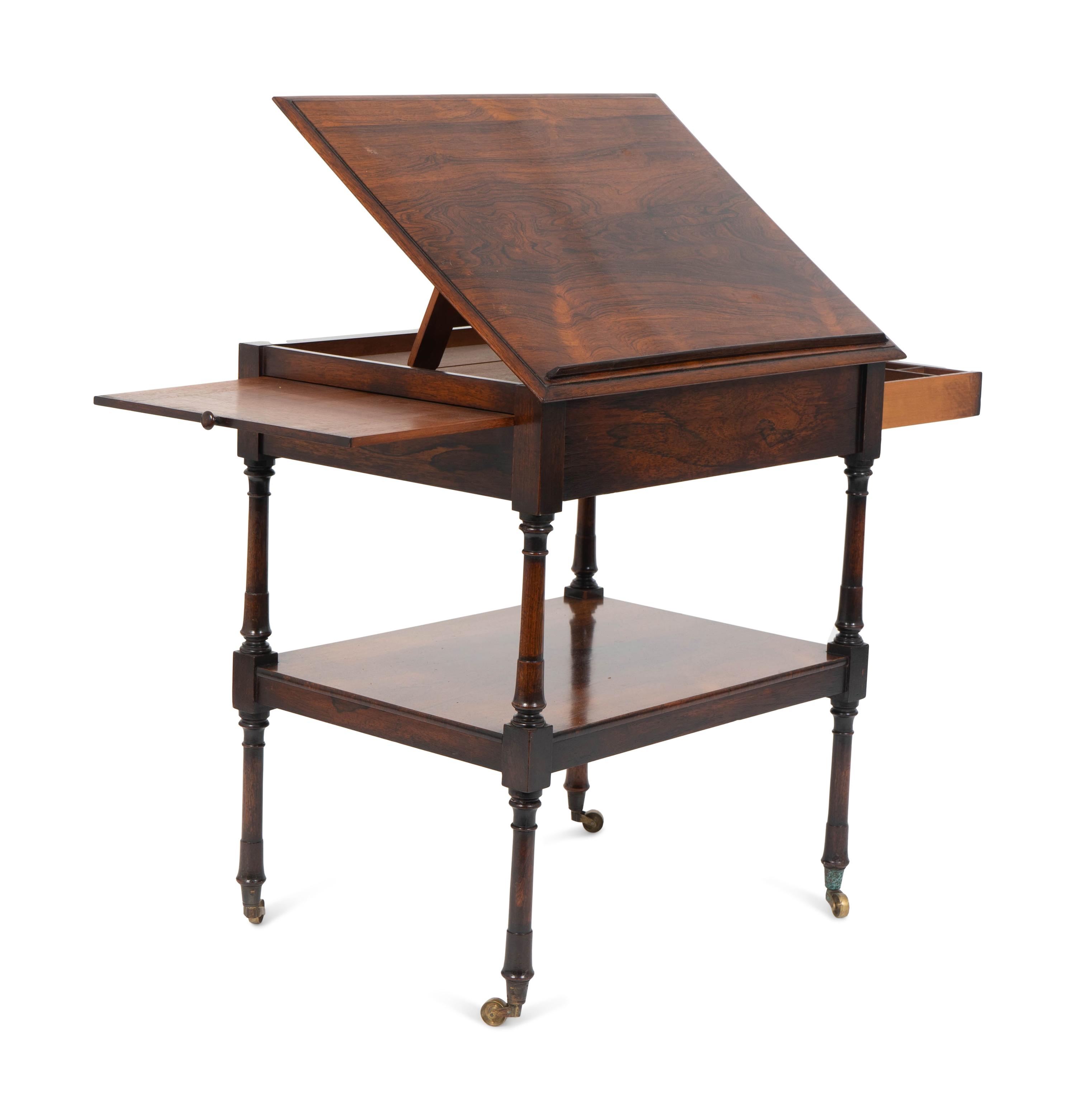 A Regency Rosewood Adjustable Reading Table — 19TH CENTURY