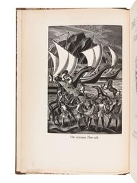 [GOLDEN COCKEREL PRESS]. BANNET, Ivor. The Amazons. London: The Golden Cockerel Press, 1948.