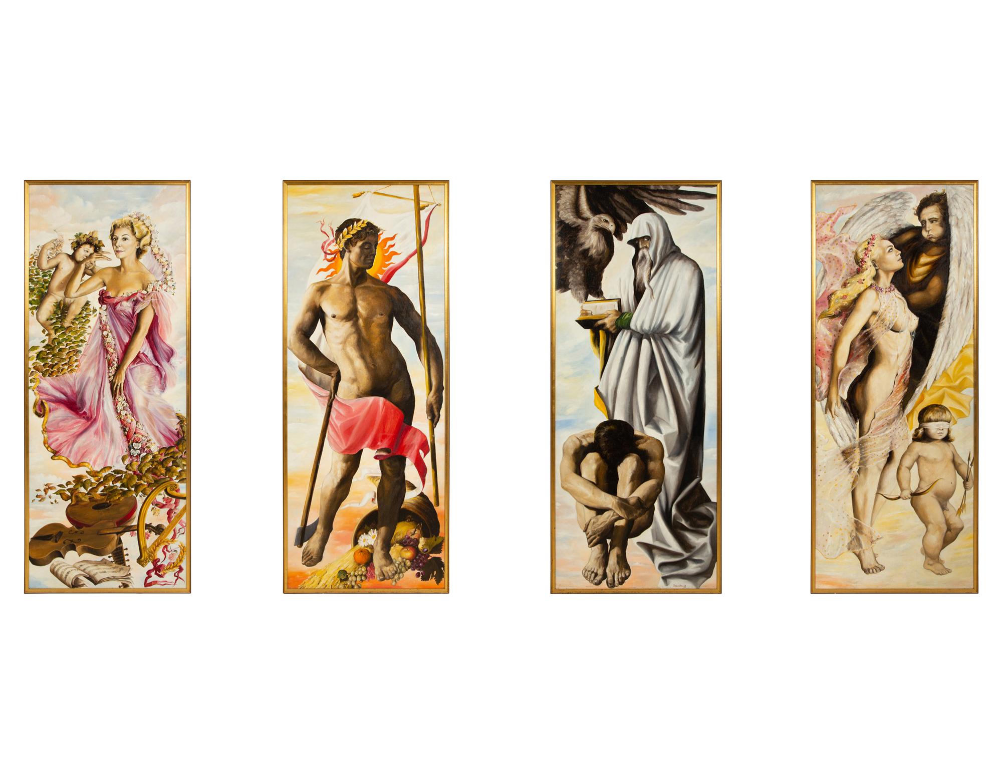 Allegorical Scenes (A Set of Four Works), 1968