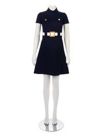 André Courrèges Belted Day Dress, 1960s