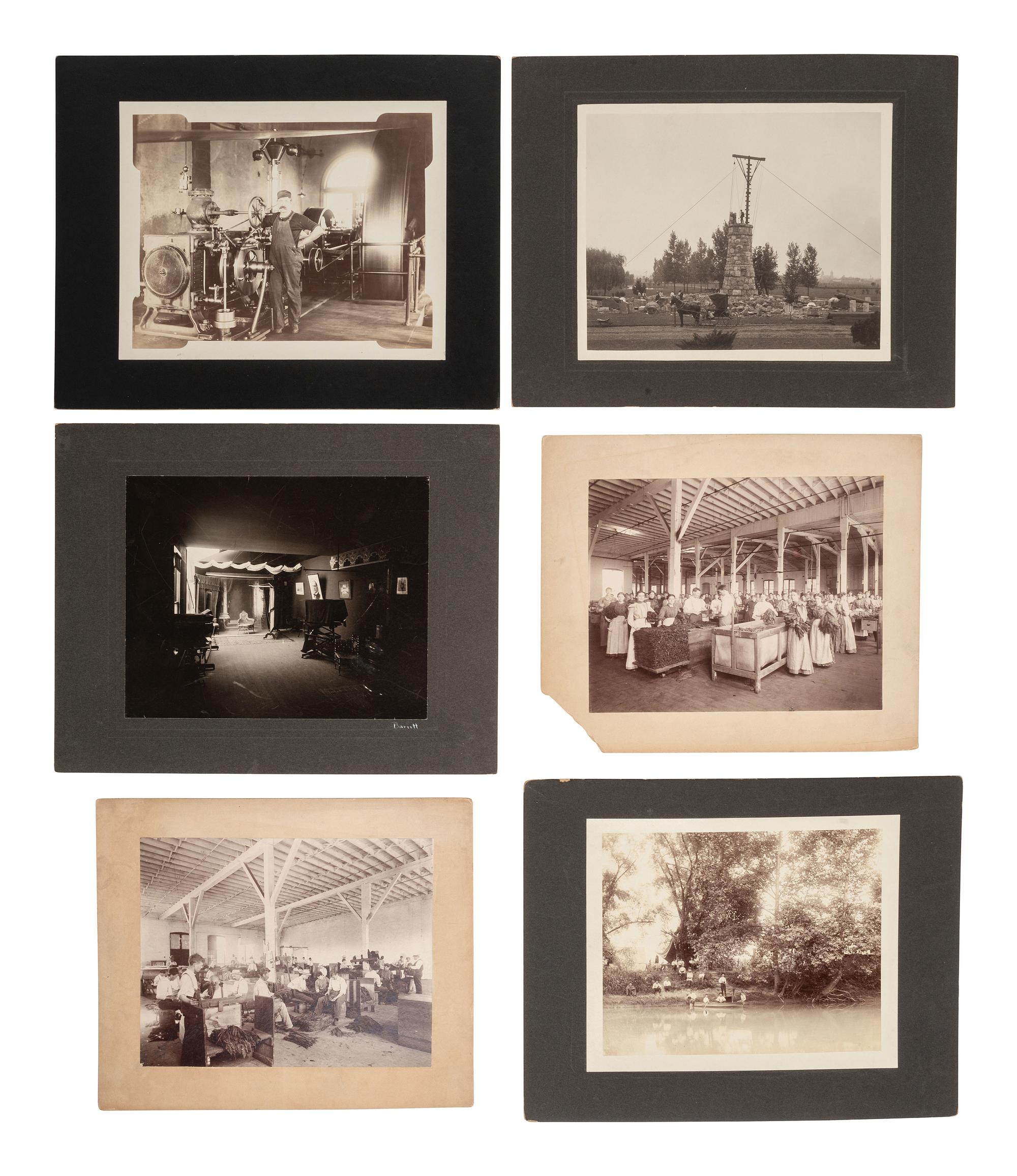 [EARLY PHOTOGRAPHY]. Collection of images from Middletown, OH, photog., Rudolph Herman Scheibert.