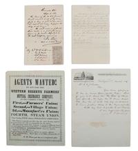 [CIVIL WAR]. A collection of documents related to Mr. Edward E. Johnson (ca 1824- ca 1901), assistant to the Reverend Horace James, Superintendent of Negro Affairs in North Carolina.