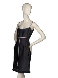 Ralph Rucci Cocktail Dress with Fringe