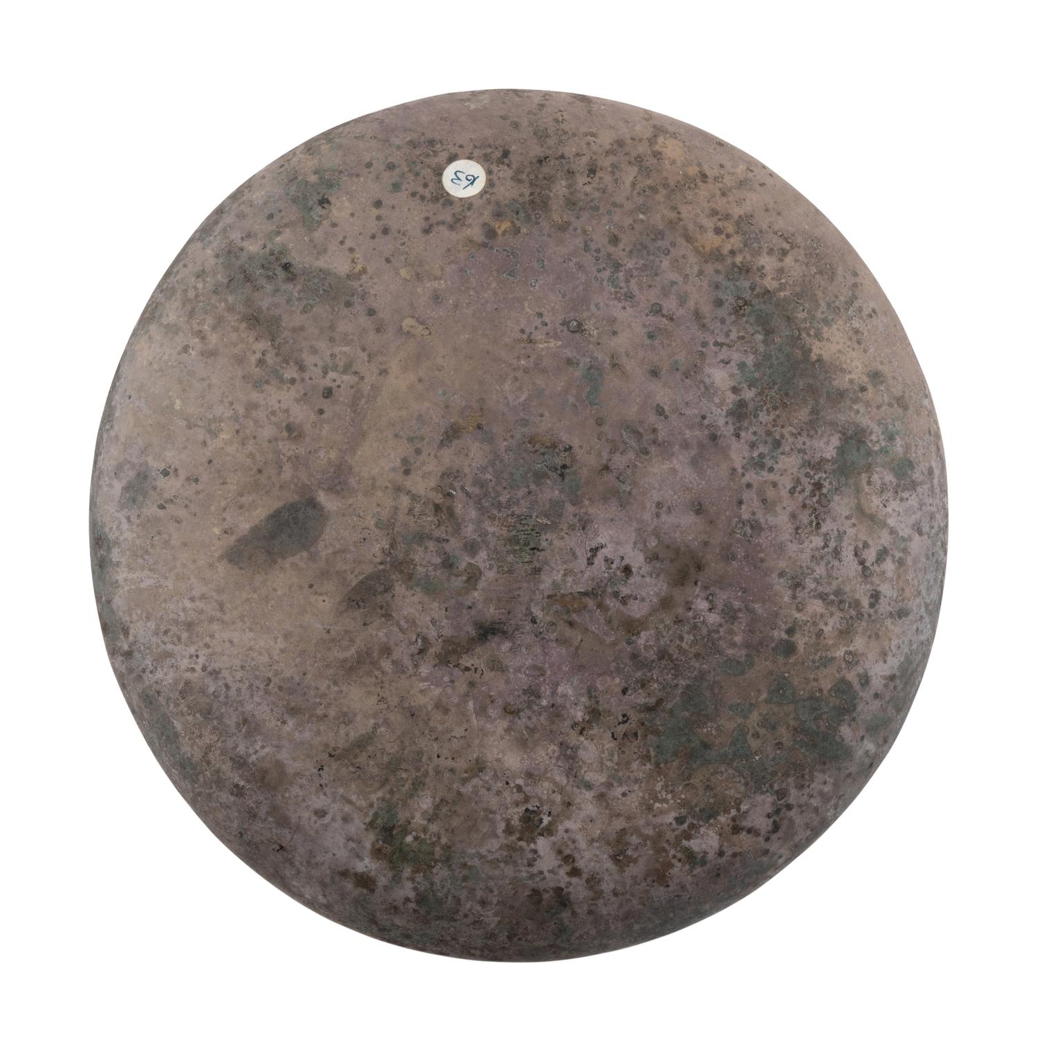 A Sasanian Style Parcel-Gilt Silver Dish