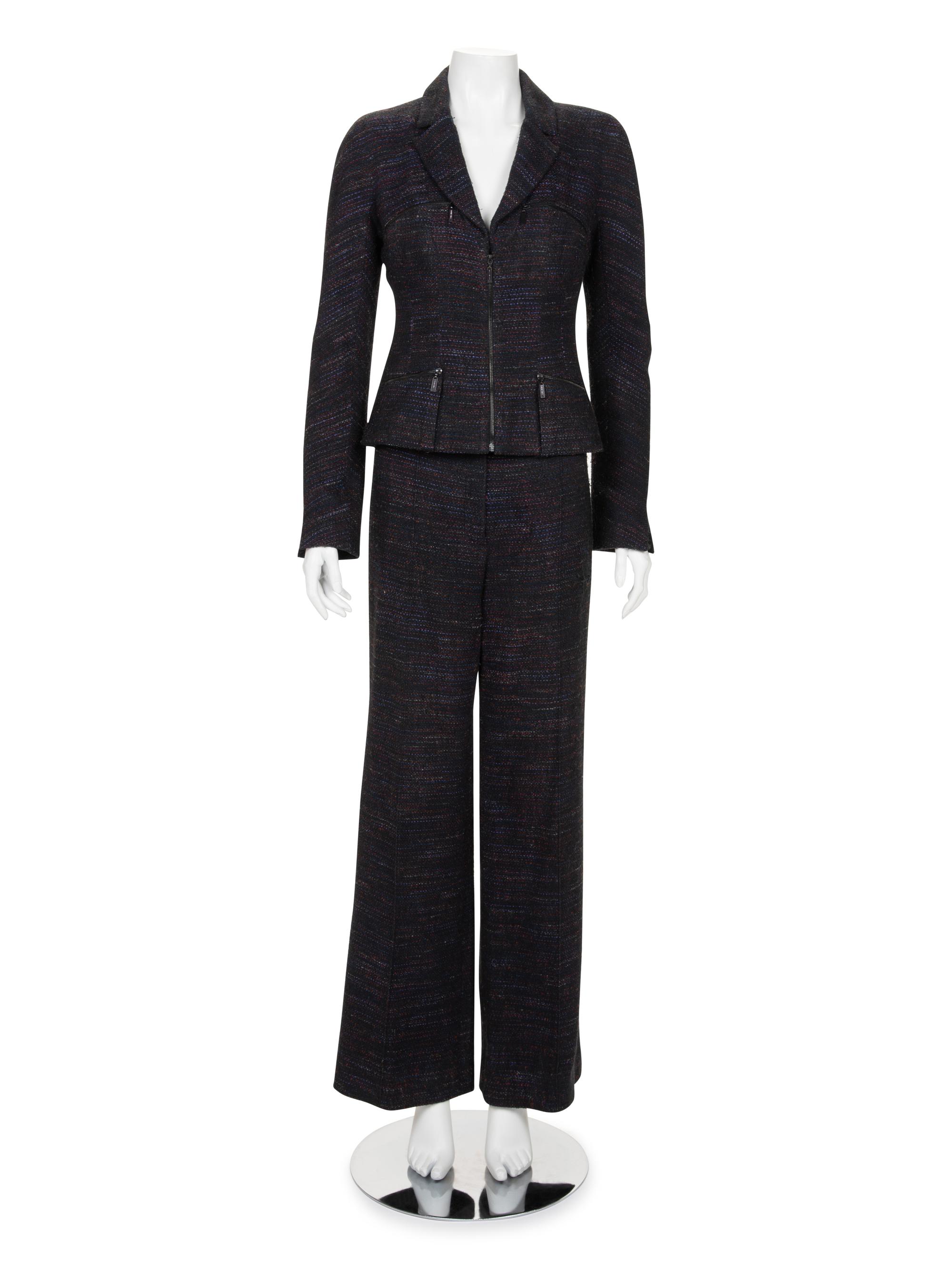 Chanel Tweed Pantsuit, Fall 2002