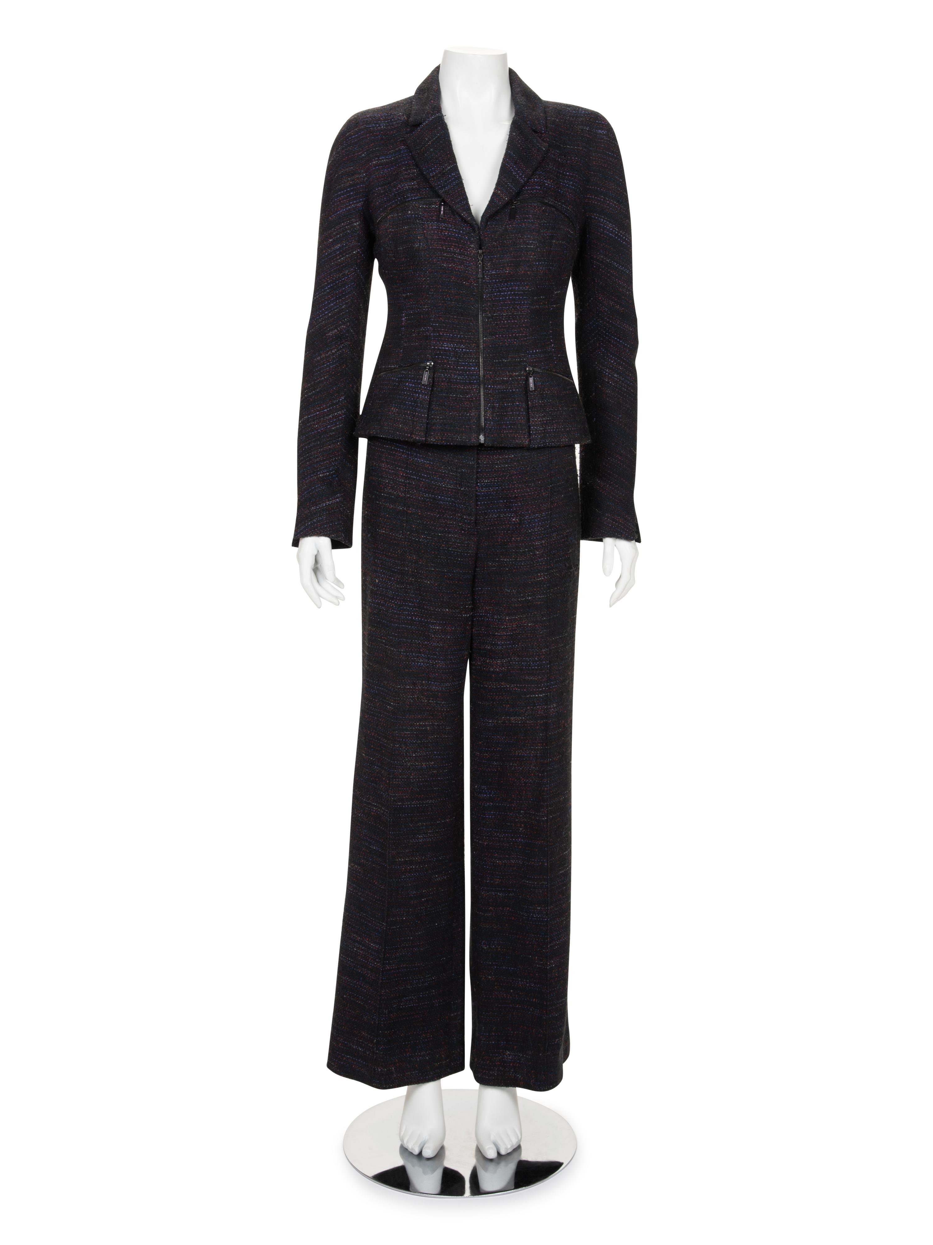 Chanel Tweed Pantsuit, Fall 2002