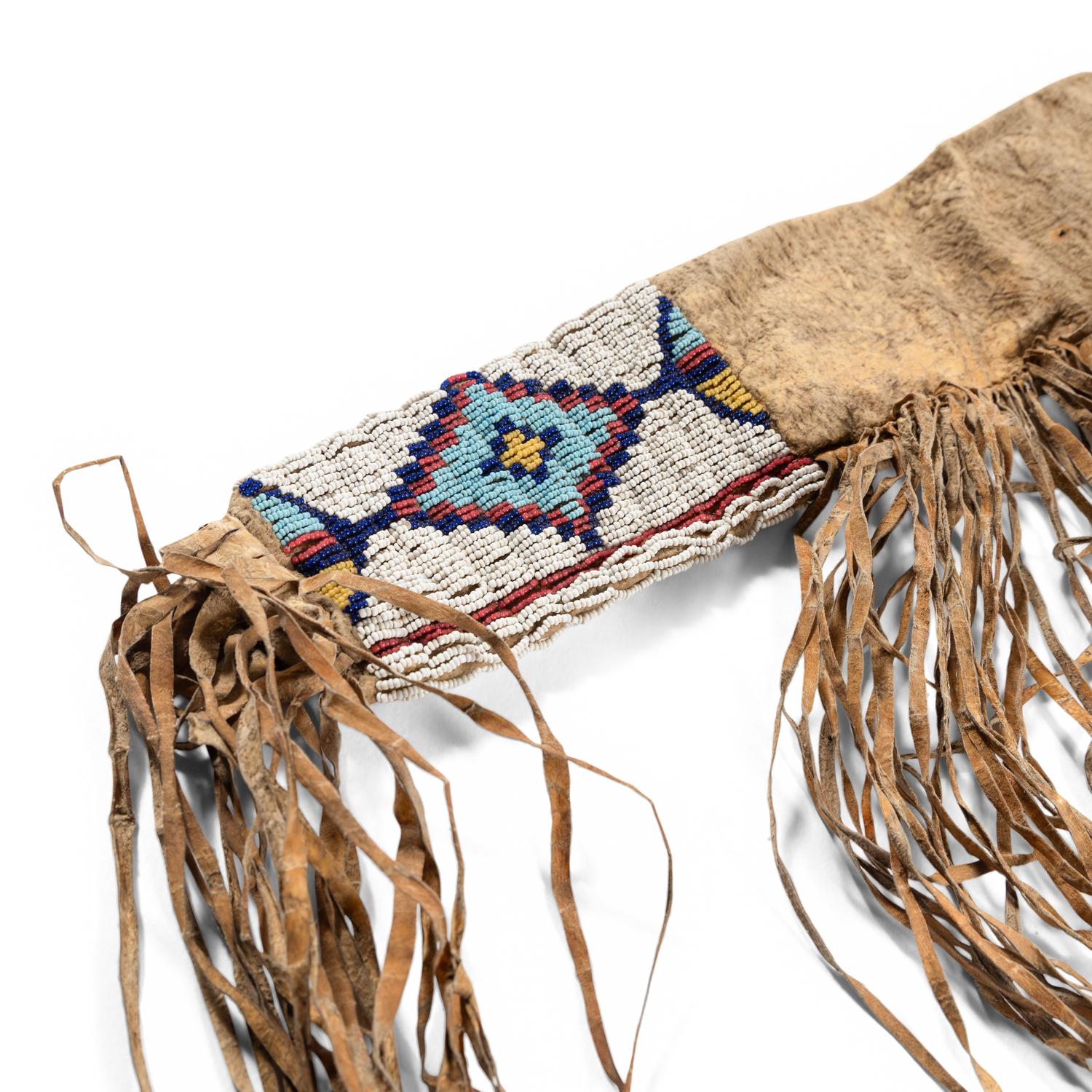 Sioux Beaded Hide Rifle Scabbard