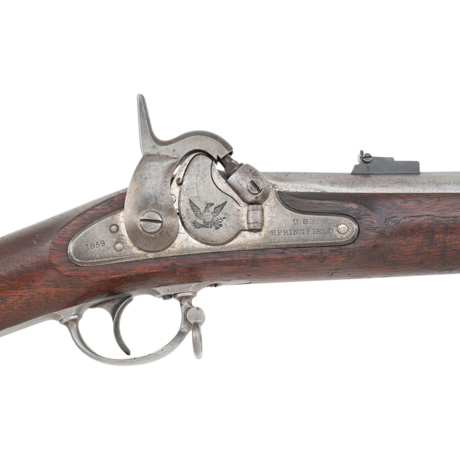 US Model 1858 Type II Cadet Rifle Musket by Springfield Dated 1859