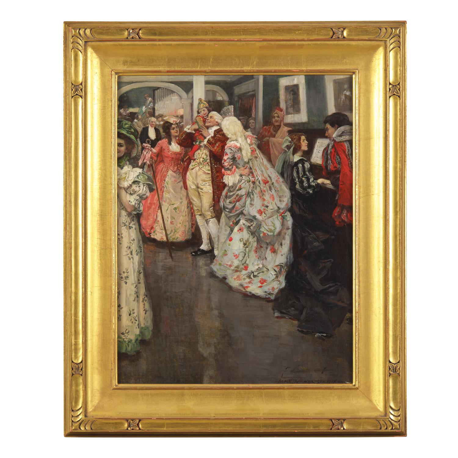 Alice Barber Stephens (American, 1858-1932) — Fancy Dress Ball , 1899