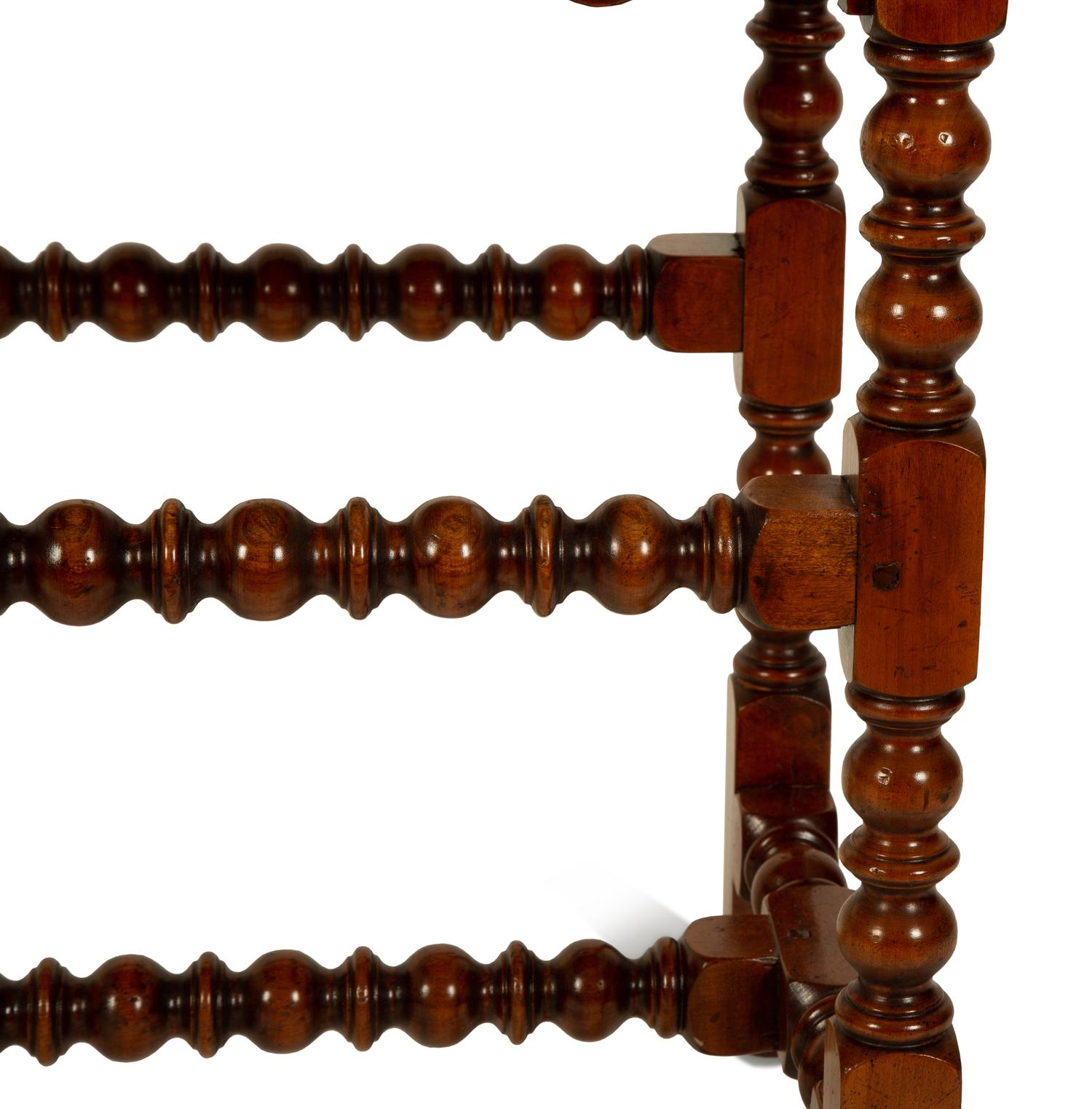 A Jacobean Style Bobbin Turned Side Table — 19TH CENTURY