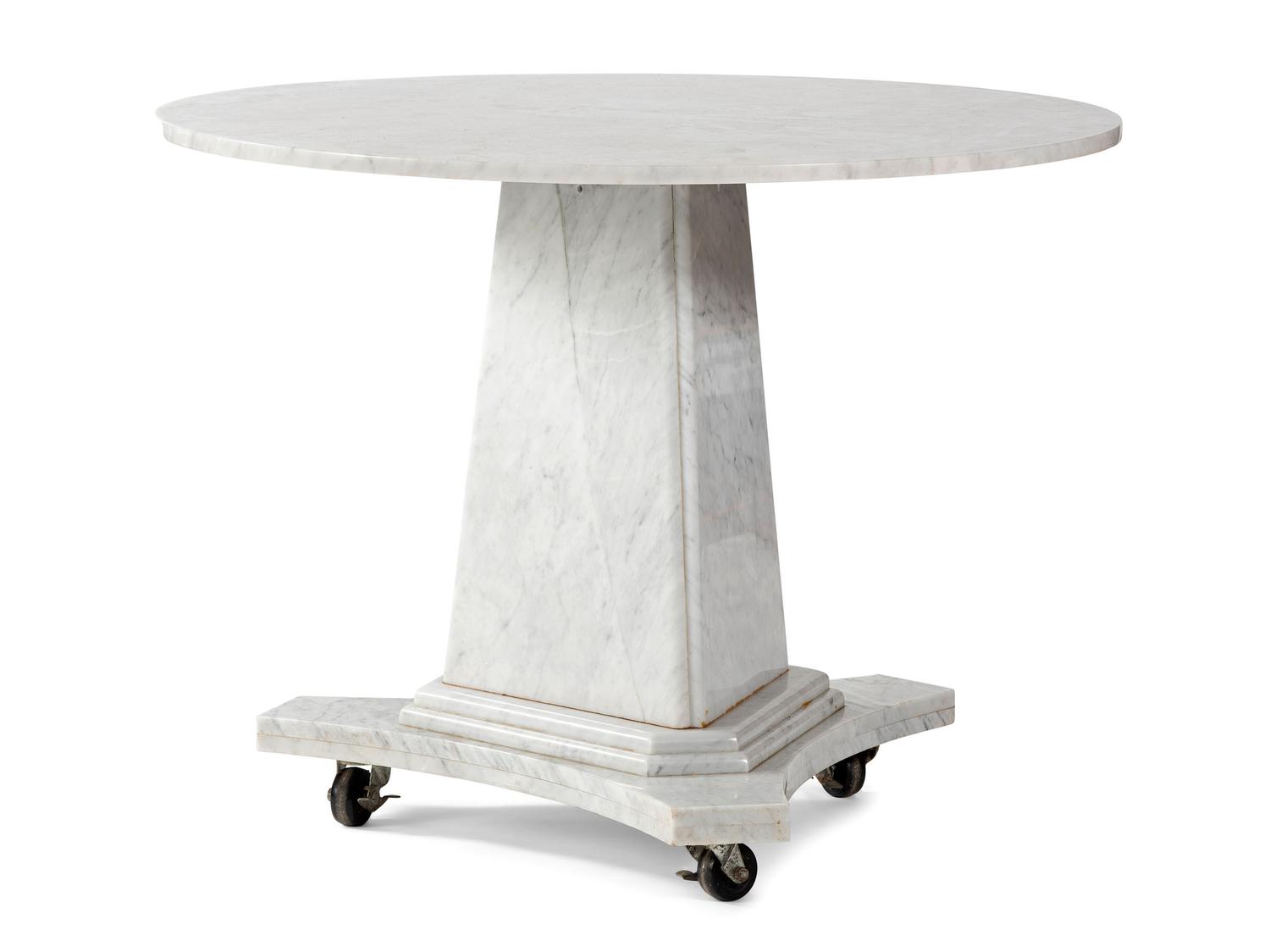 An Empire Style Marble Center Table