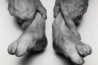 John Coplans (1920-2003) Hands Holding Feet, 1985