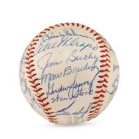 A 1960 Baltimore Orioles Team Signed Autograph Baseball