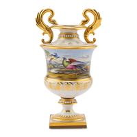 A Flight, Barr and Barr Porcelain Topographical Urn