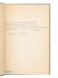 FROST, Robert (1874-1963). Mountain Interval. New York: Henry Holt & Company, 1921.