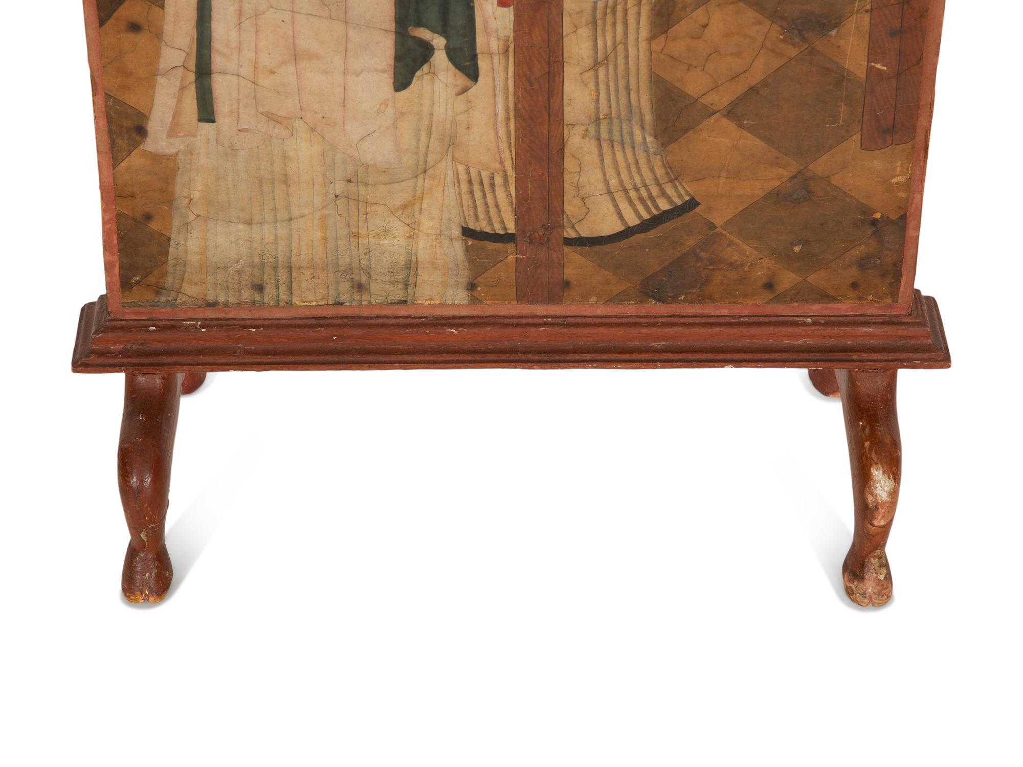 A Japanese Painted Screen