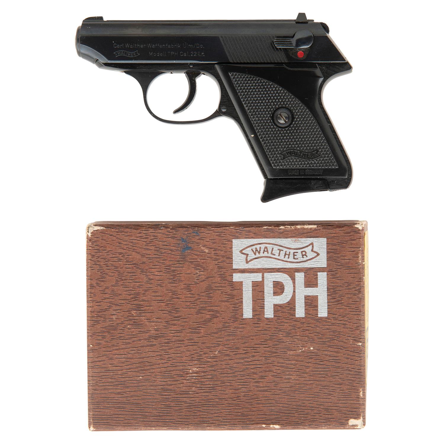 *Blued Walther TPH .22 Pistol in Original Box with Papers and Accessories