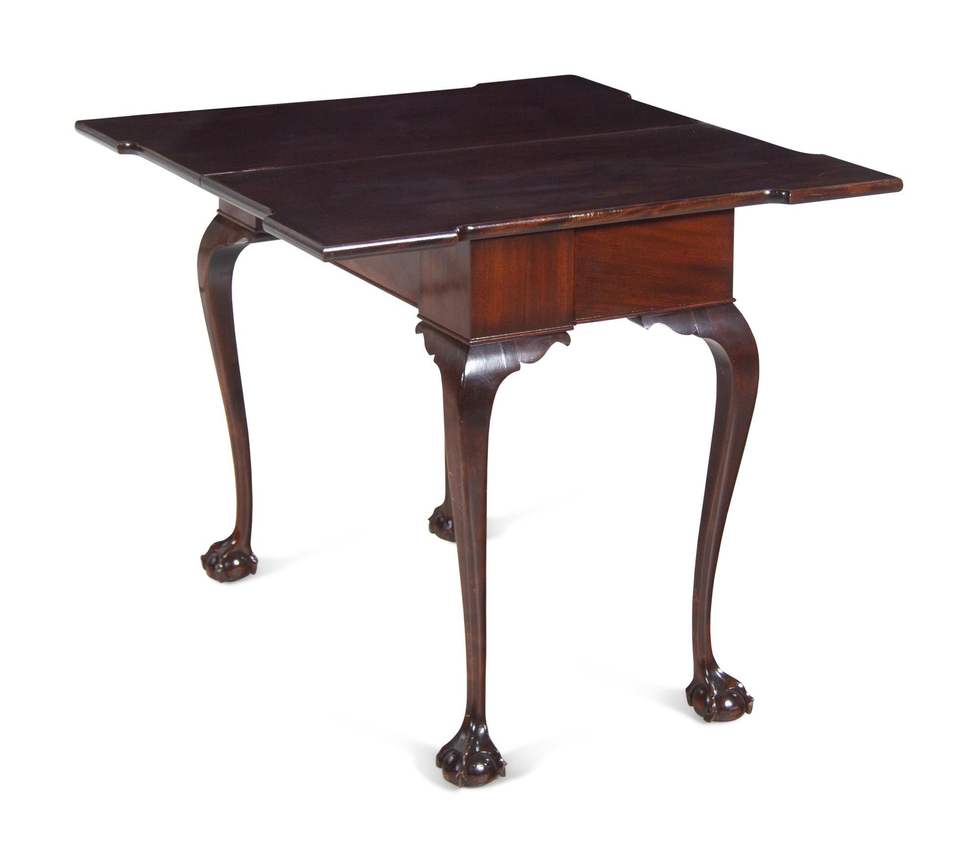 A George III Style Mahogany Flip-Top Game Table