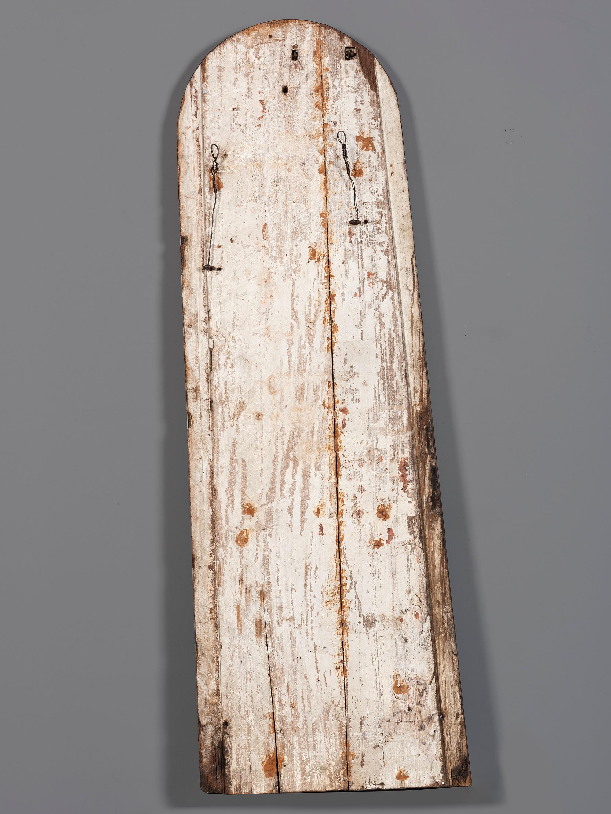 A Rare Pair of Eagle, Shield and Seal of Cincinnati Carved Walnut Ship's Gangway Boards
