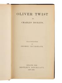 [DICKENS, Charles (1812-1870)]. Oliver Twist . Extracted from Bentley's Miscellany , volumes 1-5. [London: Richard Bentley], 1837-1839.