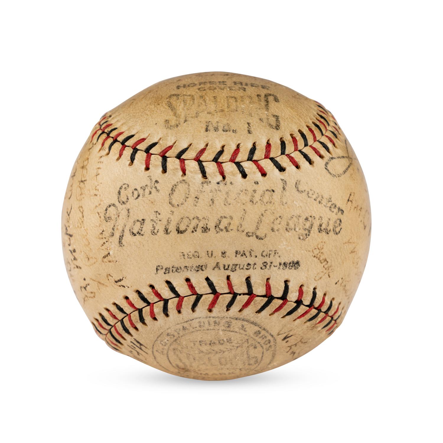 A 1923 Syracuse Stars Team Signed Autograph Baseball