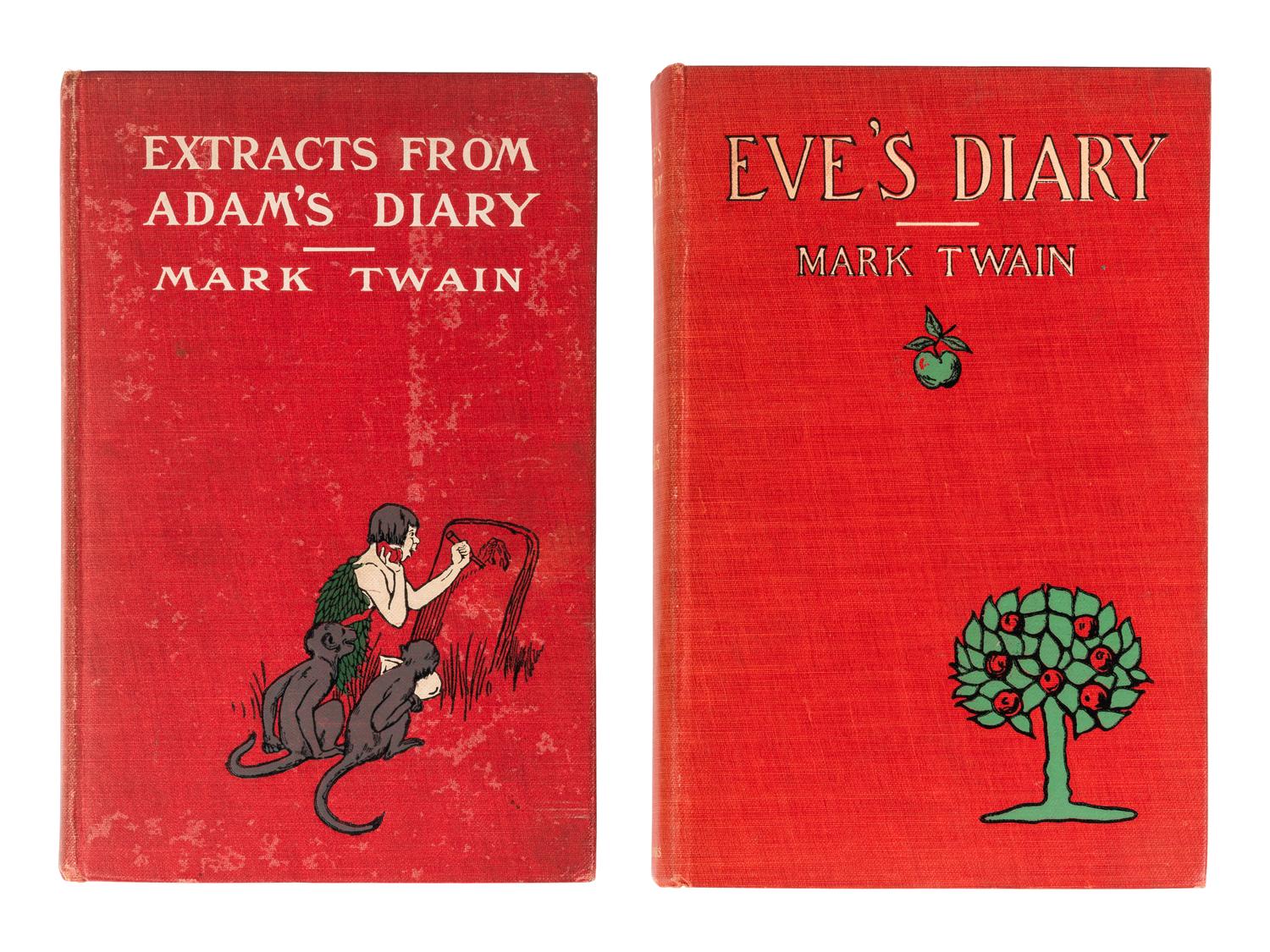 CLEMENS, Samuel Langhorne ("Mark Twain") (1835-1910). A group of 10 works, including: