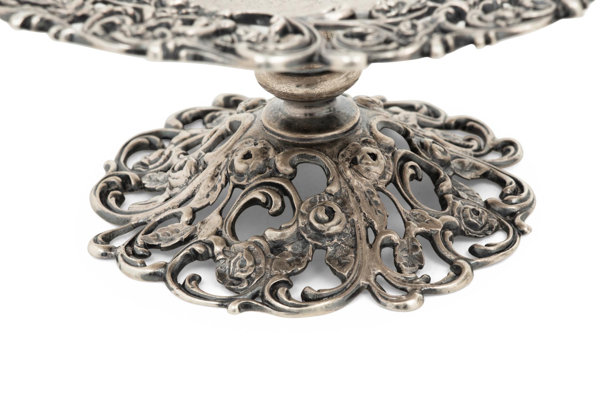A Pair of American Silver Tazze