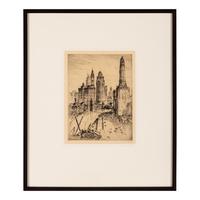 Anton Schutz (German/American, 1894-1977) — Five Etchings