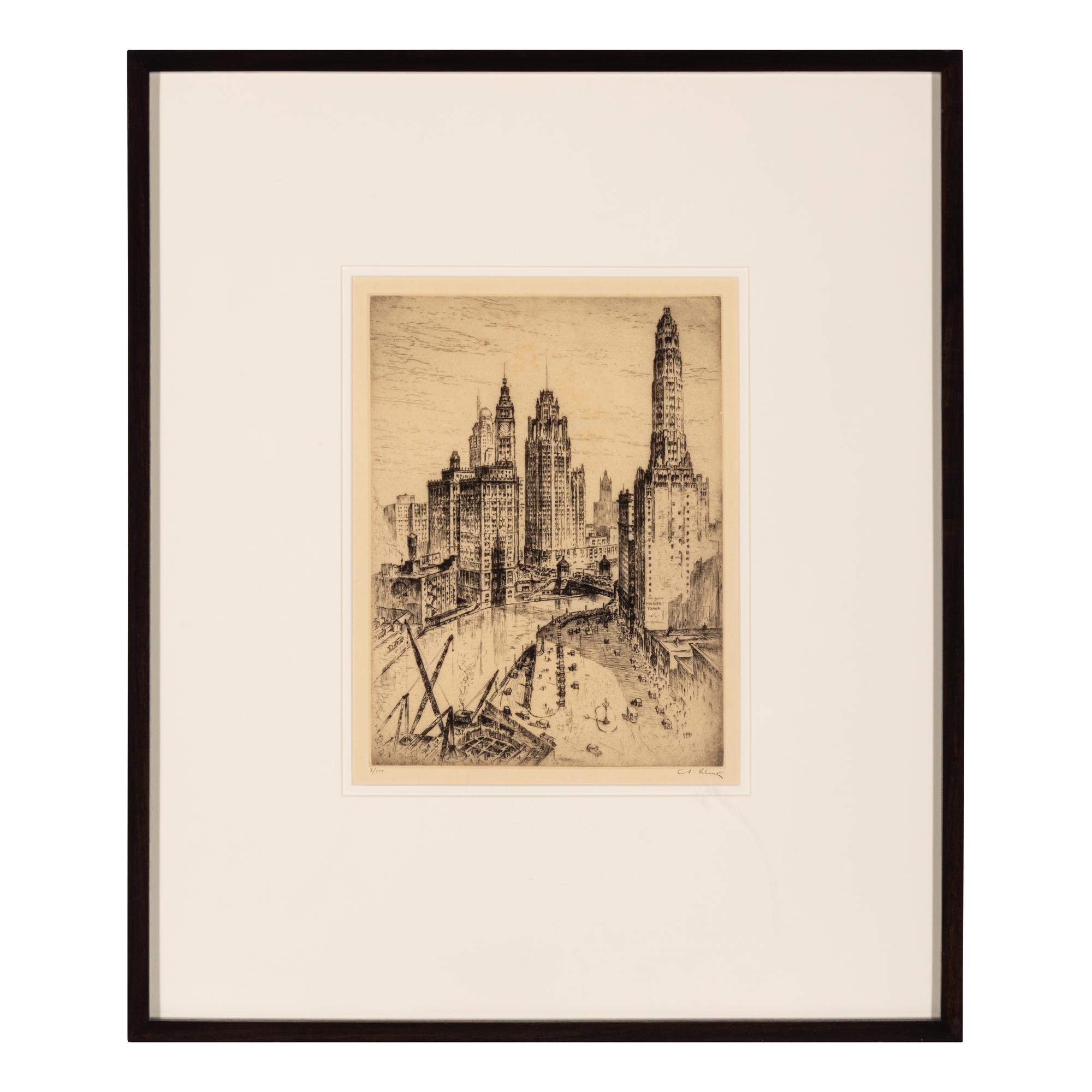 Anton Schutz (German/American, 1894-1977) — Five Etchings
